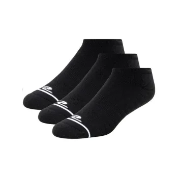 Skechers No Show Ankle Socks Men's 3 Pack Black