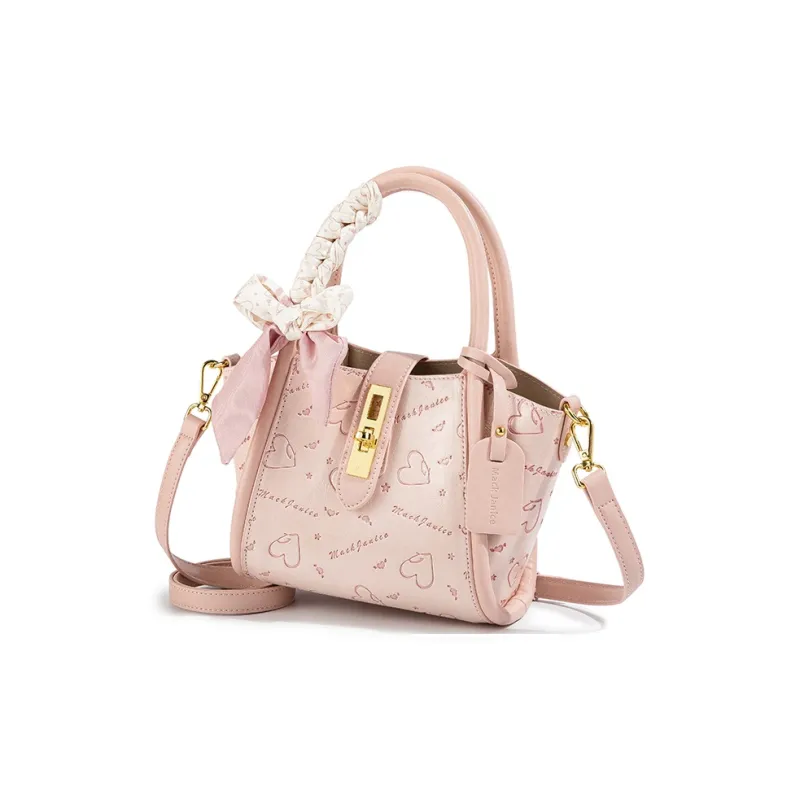 MACKJANICE Handbags Heart Embossed Pink-2