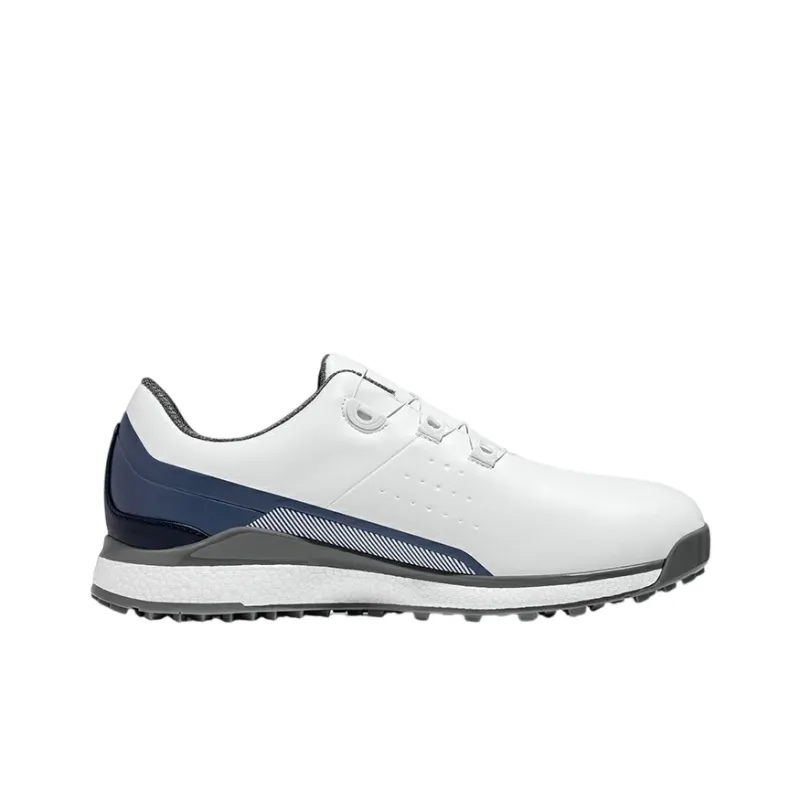 PGM Anti Slip Wear Resistant Low Top Golf Shoes Men's White Blue Gray-1
