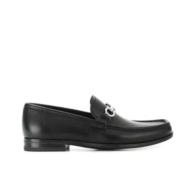 FERRAGAMO Gancini Reversible Bit Loafers-1