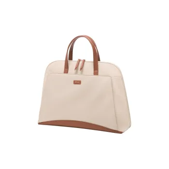 POLO Fabric Handbag Women's Laptop Bag Large Size Women's Gray