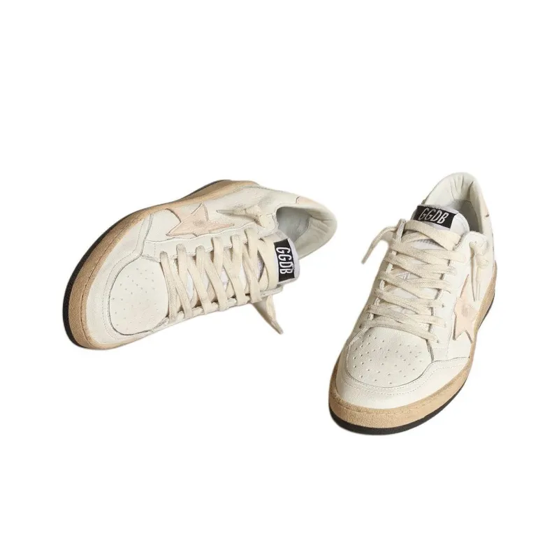 Golden Goose Ball Star Ltd White Salmon Pink Women's-2
