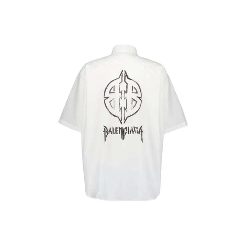 Balenciaga Bb Stencil Large Fit Shirt-1