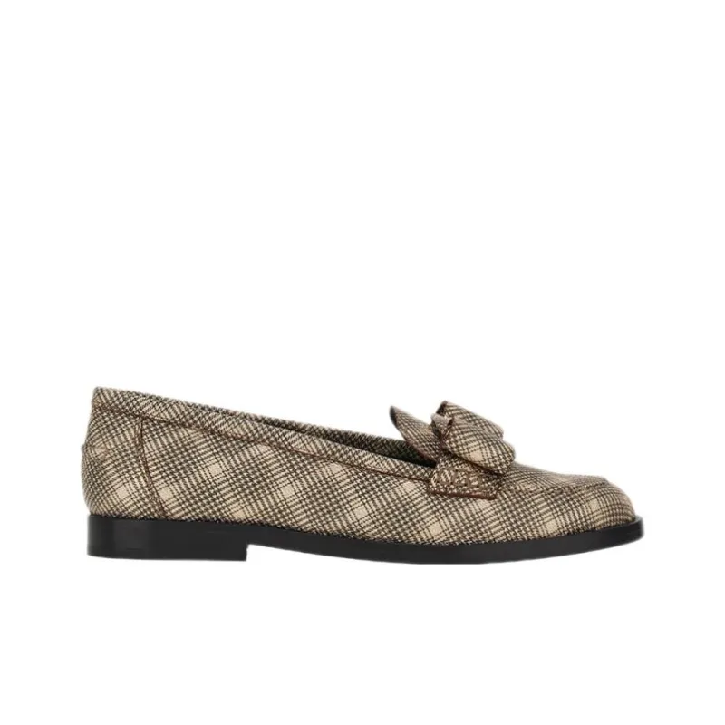 FERRAGAMO Viva Loafers Women's Gold Black-1