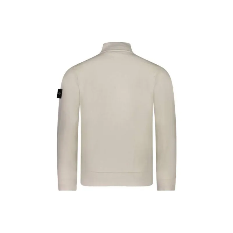 STONE ISLAND Logo Patch Zip Up Cardigan-1