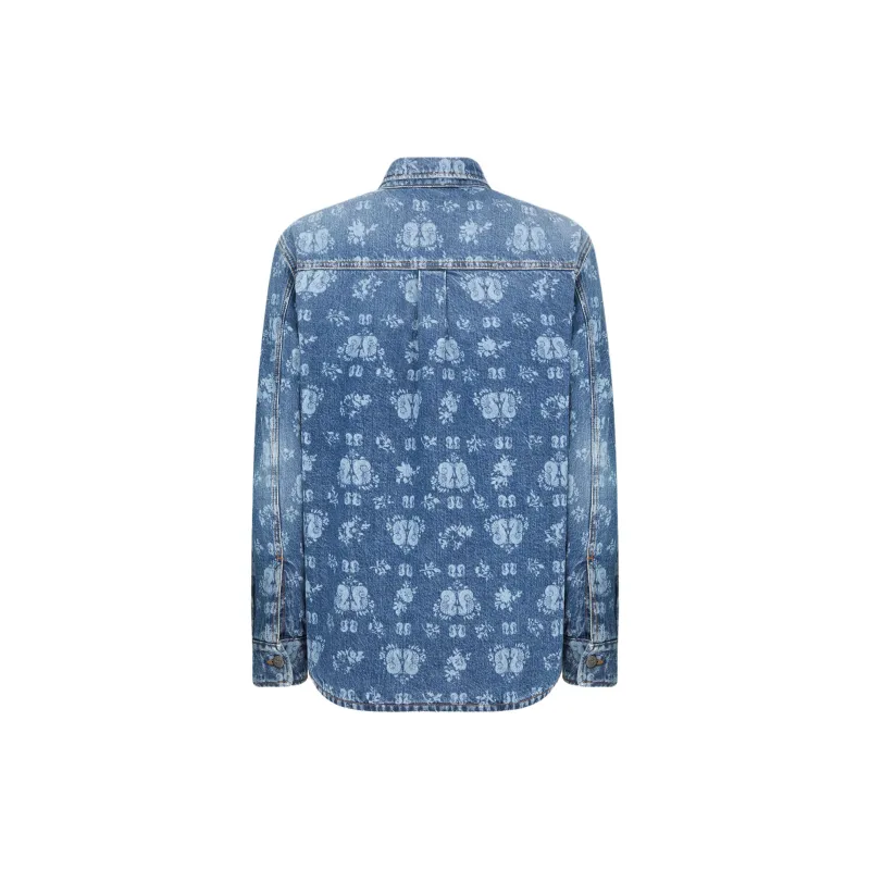 Blazé Milano Nariida Paint Denim Jacket-1