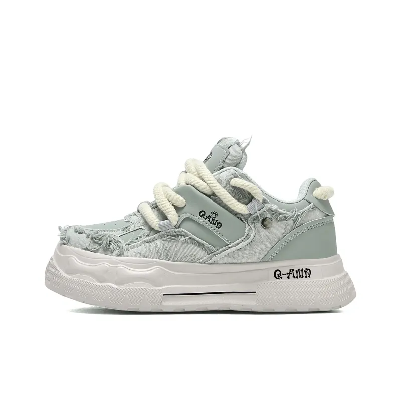 Q-AND Slip-Resistant Cushioning Wear-Resistant Low-Top Skateboard Shoes Unisex-21