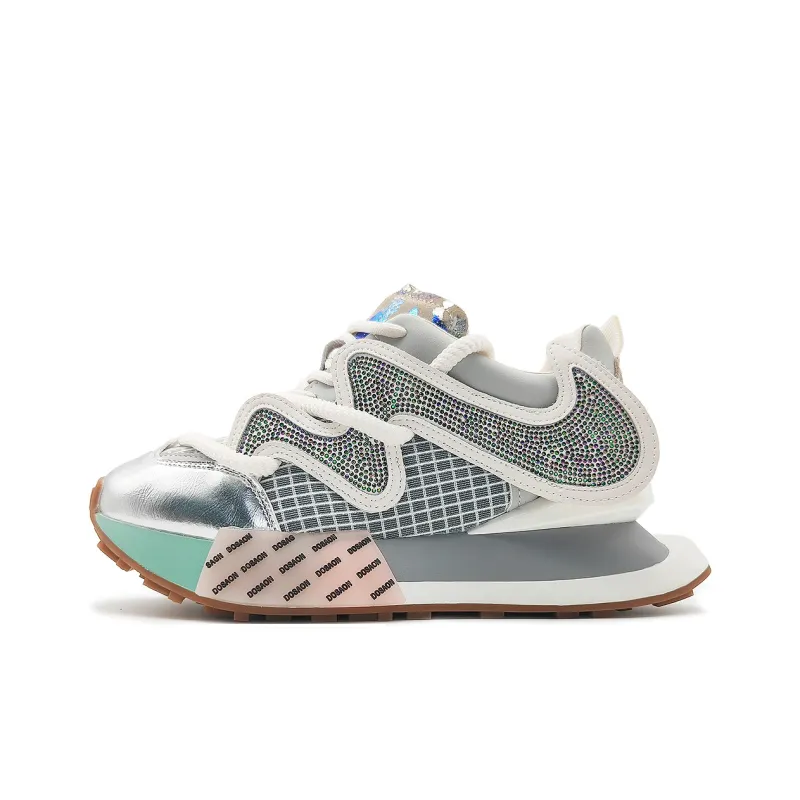 CHOVO Low-Top Chunky Sneakers Unisex-9