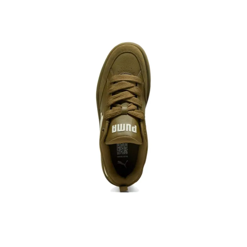 PUMA Anti Slip Wear Resistant Low Top Skateboard Shoes Unisex Army Green-3