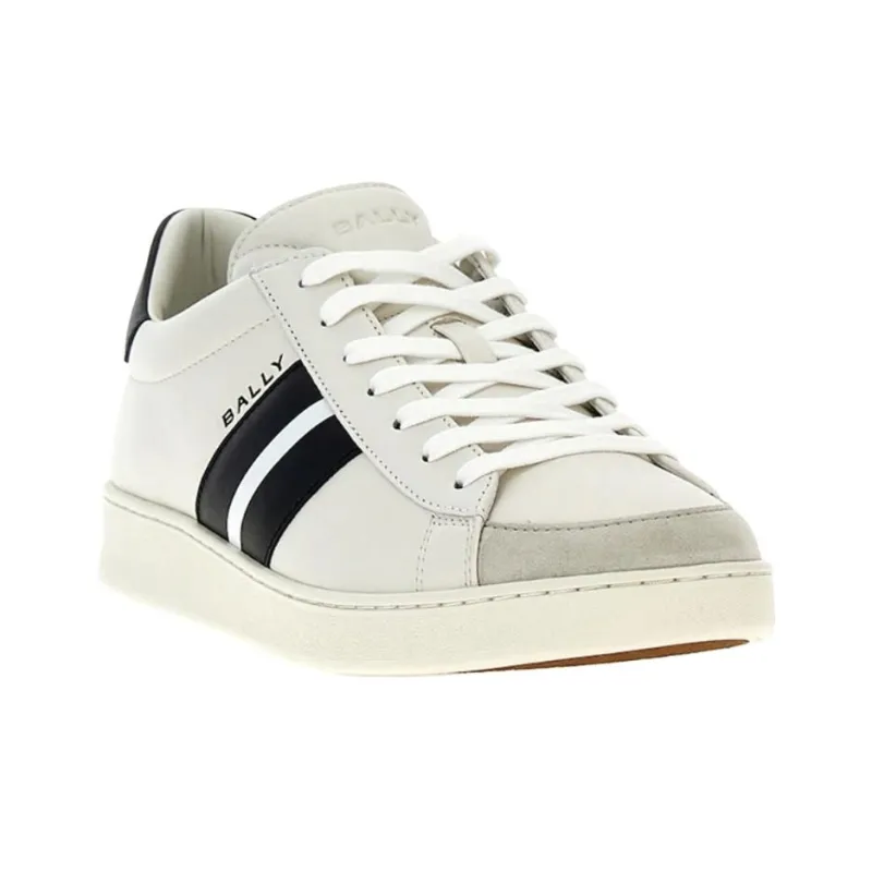 BALLY Tyger Low Top Skateboard Shoes Men's White-2