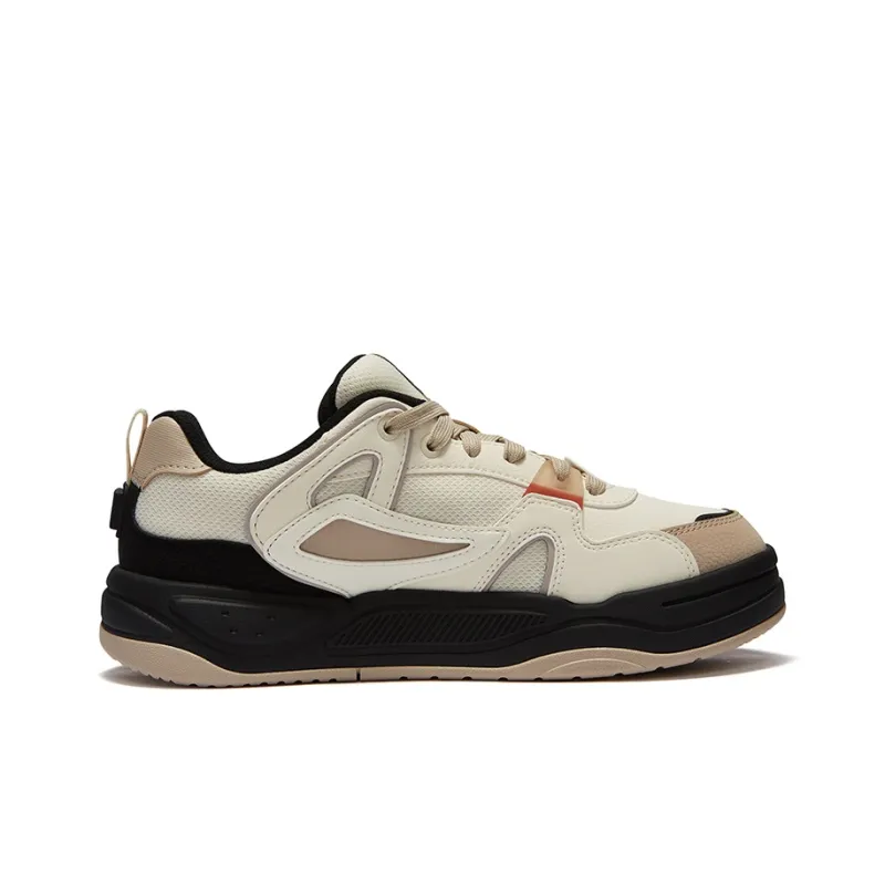 FILA FUSION BANK II Low Top Skateboard Shoes Women's White Yellow-1