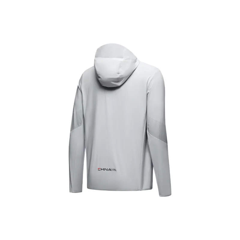 Anta Trench Coat Unisex Mudstone Gray-1