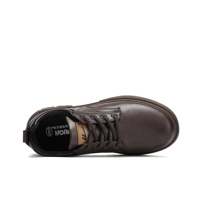 Warrior Dress Shoes Men's Dark Brown Black-2