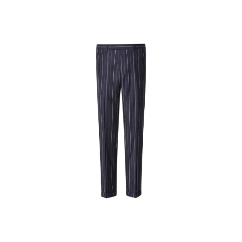 LIU·JO UOMO Suit Trousers Men Navy Blue Stripes