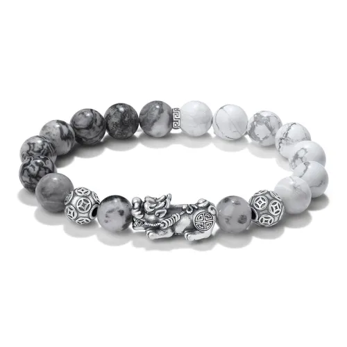 YINCHIE 999 Fine Silver Bracelets Men's