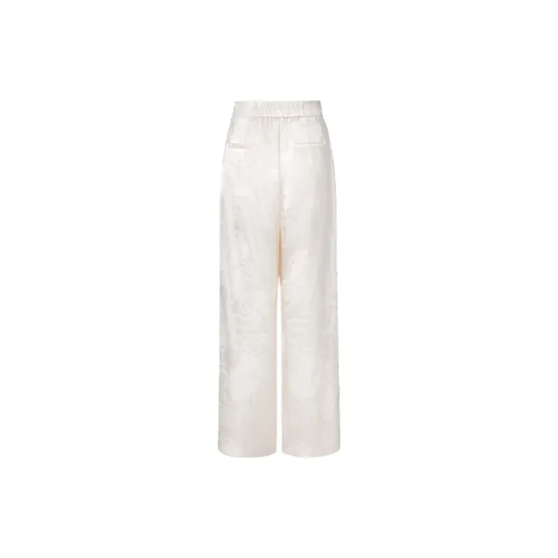 TAMMY TANGS Casual Pants Women's Ecru-1