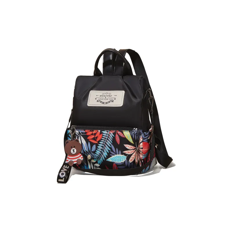 FOXER Fabric Backpack Women's Black-1