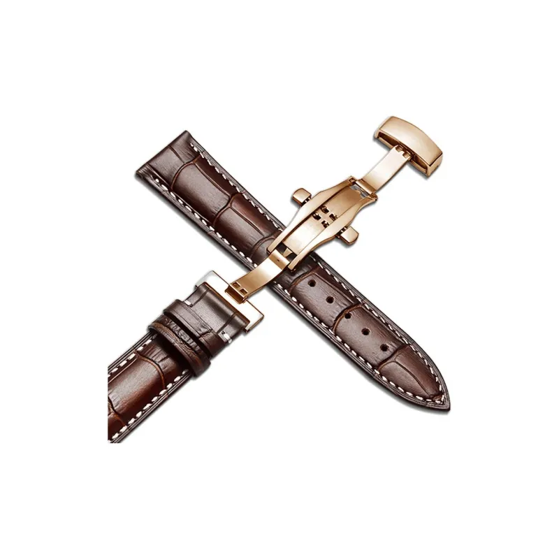 MILANQIAN M&Q Casio Compatibility Watch Band 12 24mm Genuine Leather Material-14
