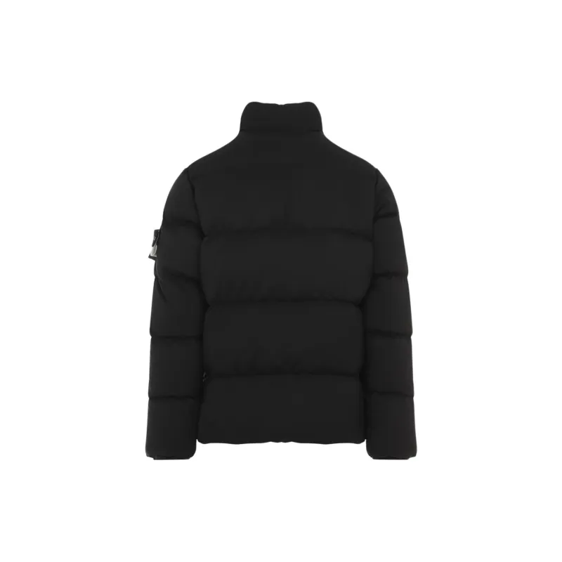 STONE ISLAND Logo Patch Zipped Padded Jacket-1