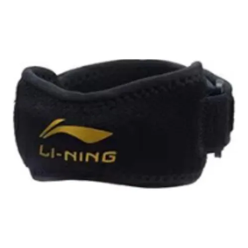LiNing Brand Logo Polyamide Sports Belts Women's Black Width 6cm