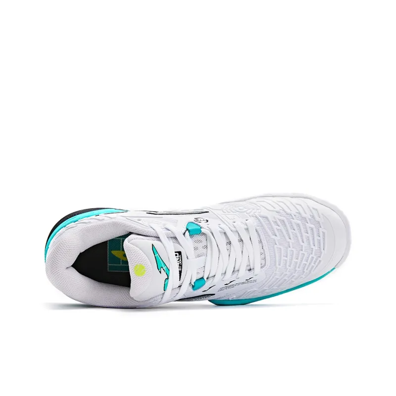 Joma Shock Absorbers Low Top Tennis Shoes Men's White/Green-3