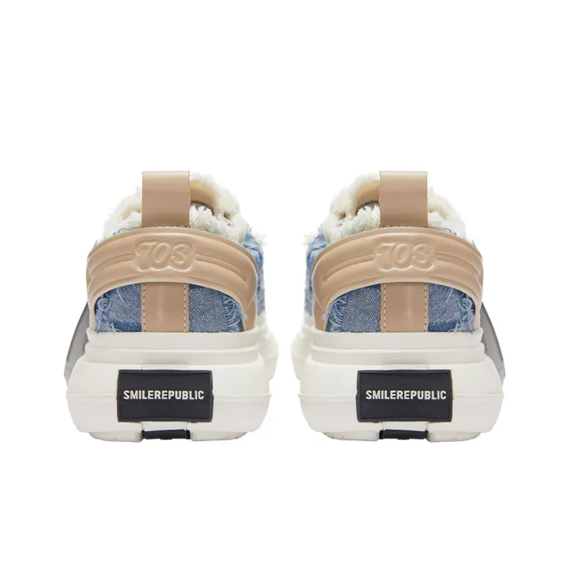 SMILEREPUBLIC INCEPTION LIGHT BLUELATTICE Height Increasing Low Top Canvas Shoes Unisex Light Blue-5