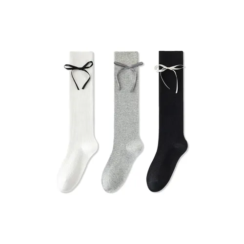 JIAZINI Knee-High Socks Women's 3 Pack