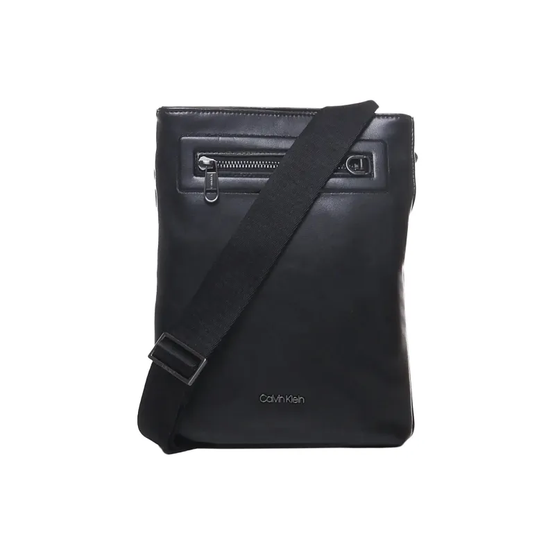 CALVIN KLEIN Polyester Shoulder Bag, Crossbody Bag Men's Black-0
