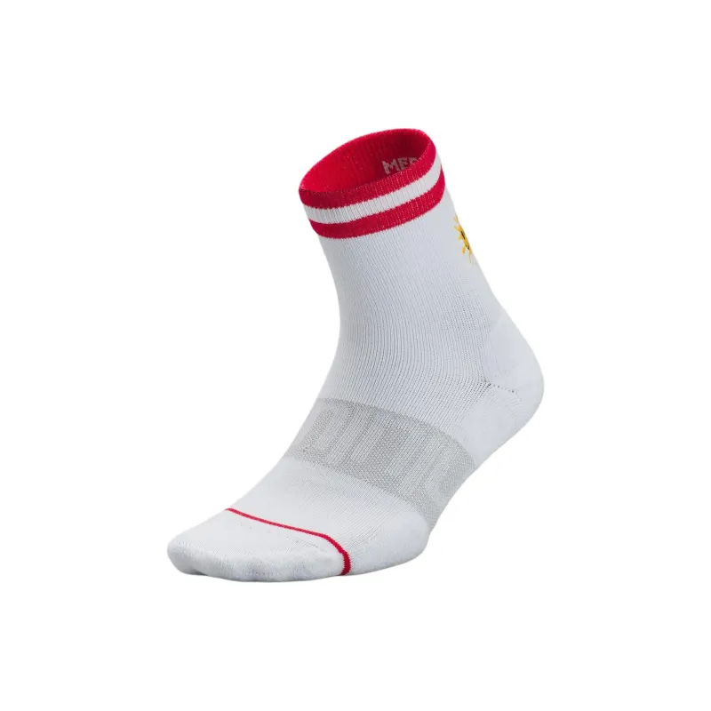 Lululemon Daily Stride Mid-Calf Socks Women's 1 Pack White/Red-0