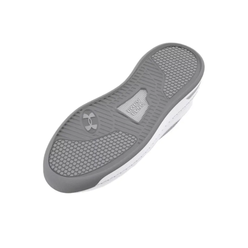 Under Armour Anti Slip Wear Resistant Low Top Casual Shoes Men's White-4
