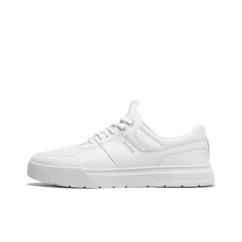 Timberland Anti Slip Wear Resistant Low Top Skateboard Shoes Men's White