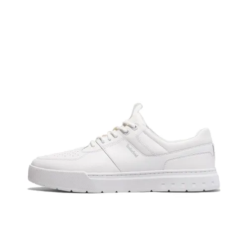 Timberland Anti-Slip Wear-Resistant Low-Top Skateboard Shoes Men's White