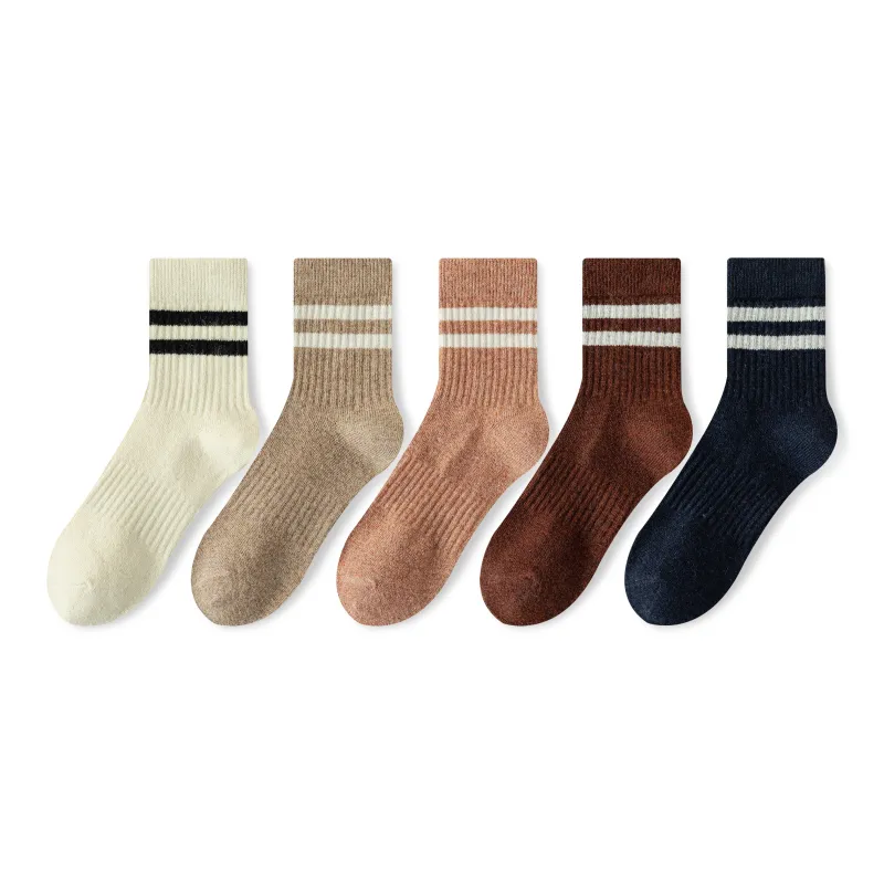 MIIOW Fruit Printing Series Mid Calf Socks Unisex Combo Set-20