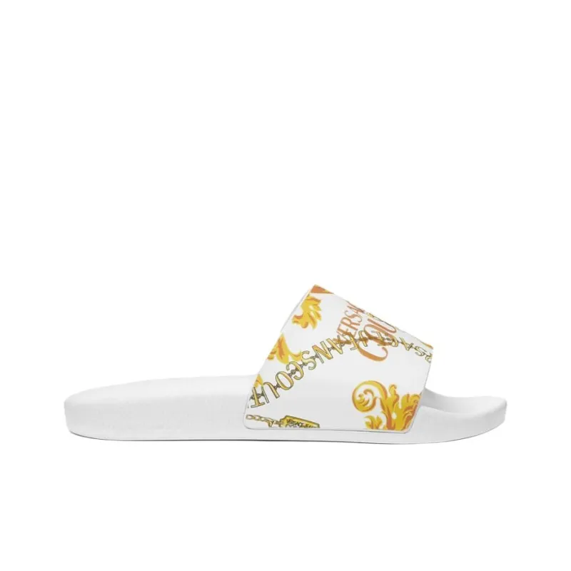 VERSACE JEANS COUTURE Slide Slippers Women's Yellow-1