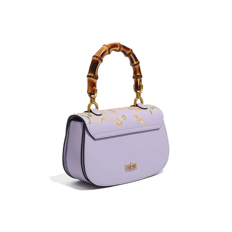Forever Lucky Cow Leather Commute Bag One Shoulder Handbag Women's Multicolor-14