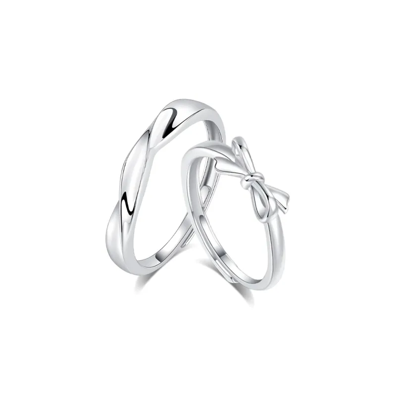 MISS TOOYA S999 Fine Silver Rings Unisex-8