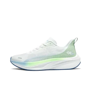 AVJV Running Shoes Men Low Top White, Light Green