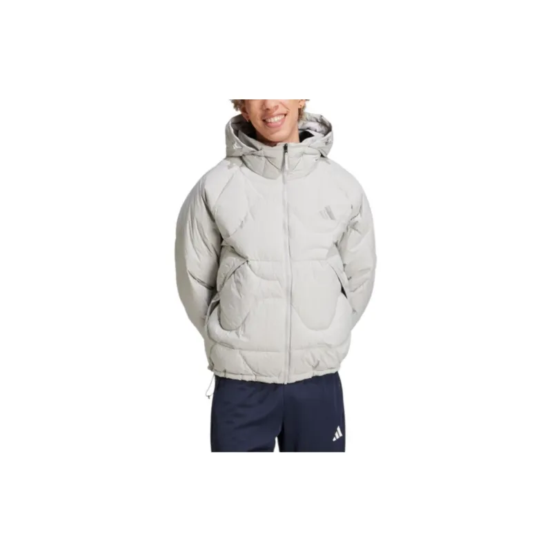 Adidas Down Jacket Unisex Light Gray-1