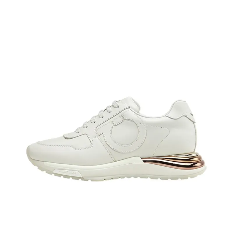 FERRAGAMO Brooklyn Low Top Casual Shoes Women's White-0
