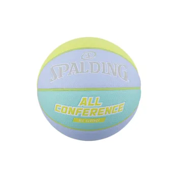 SPALDING Macaroon Collection PU Basketball Blue, Yellow & Multicolor Size 7 Training Unisex