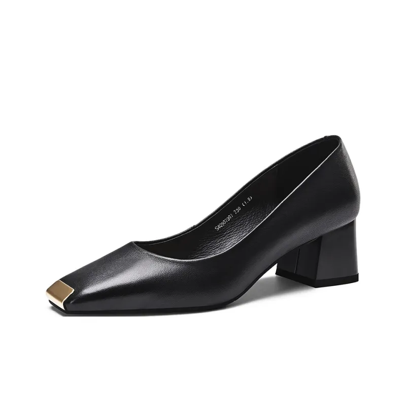 BOSSSUNWEN Women's Casual Shoes 5.3cm Women's Black-1