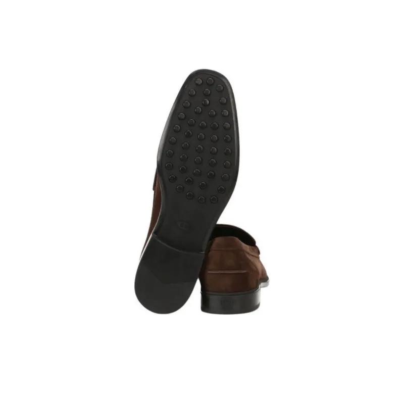 TOD'S Fondo Gomma Loafers Men's Dark Brown-3