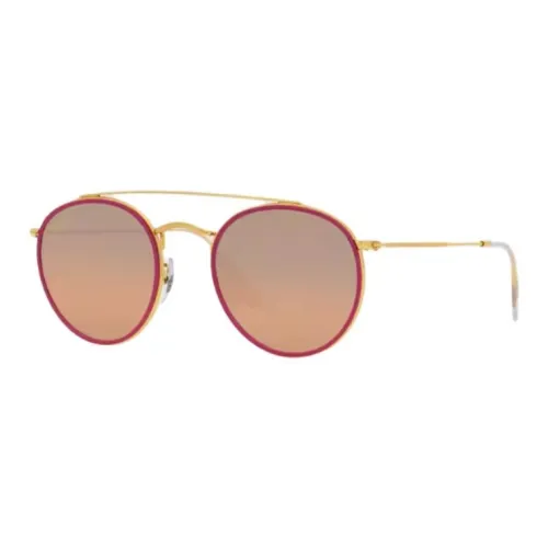 RayBan Metal Aviator Sunglasses Unisex Red