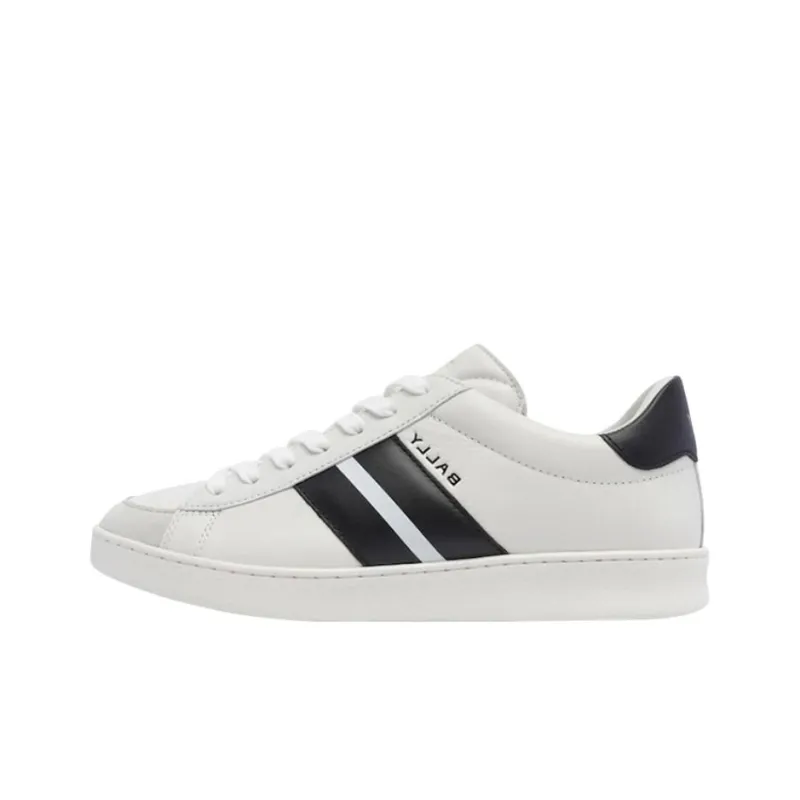 BALLY Tyger Low Top Skateboard Shoes Men's White-0