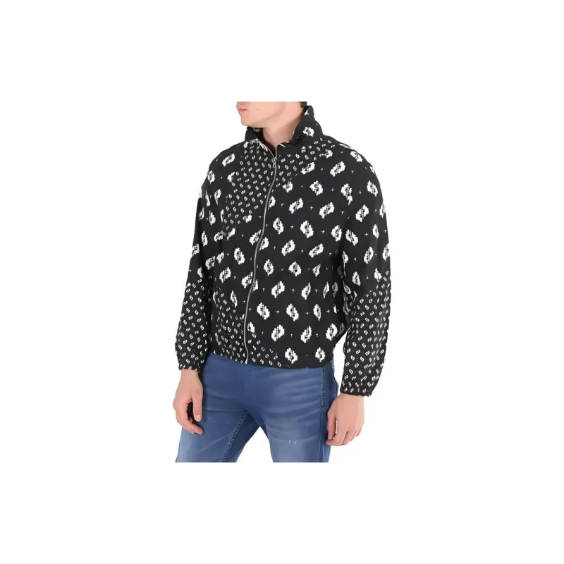 KENZO Jackets Coats Men's Black White-1