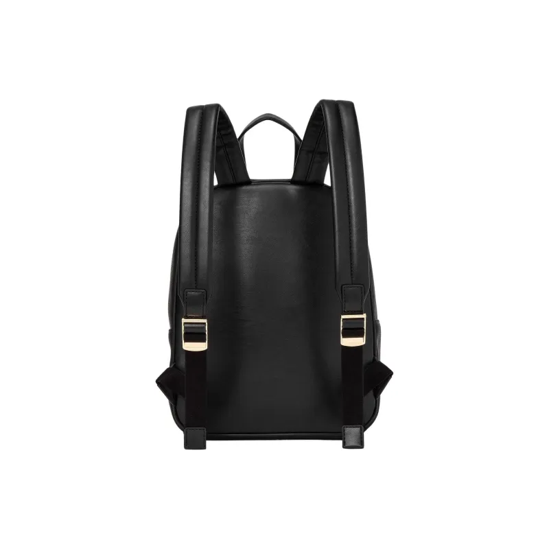 MICHAEL KORS Jet Set Item Cow Leather Backpack Medium Size Women's Black-1