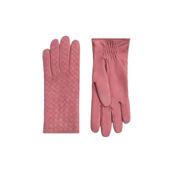Bottega Veneta Knit Gloves Women's Pink