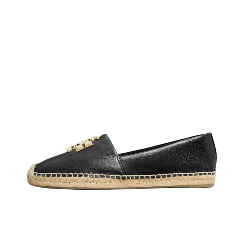 TORY BURCH Eleanor Espadrilles Women's Black-0