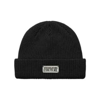 VERSACE Ribbed knit Beanie Hat