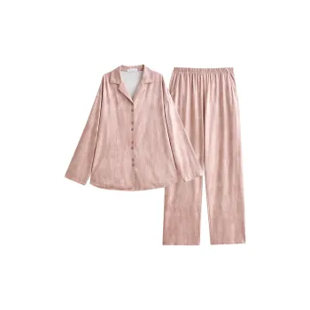 Same Language Pajama Set Women's Taro Powder